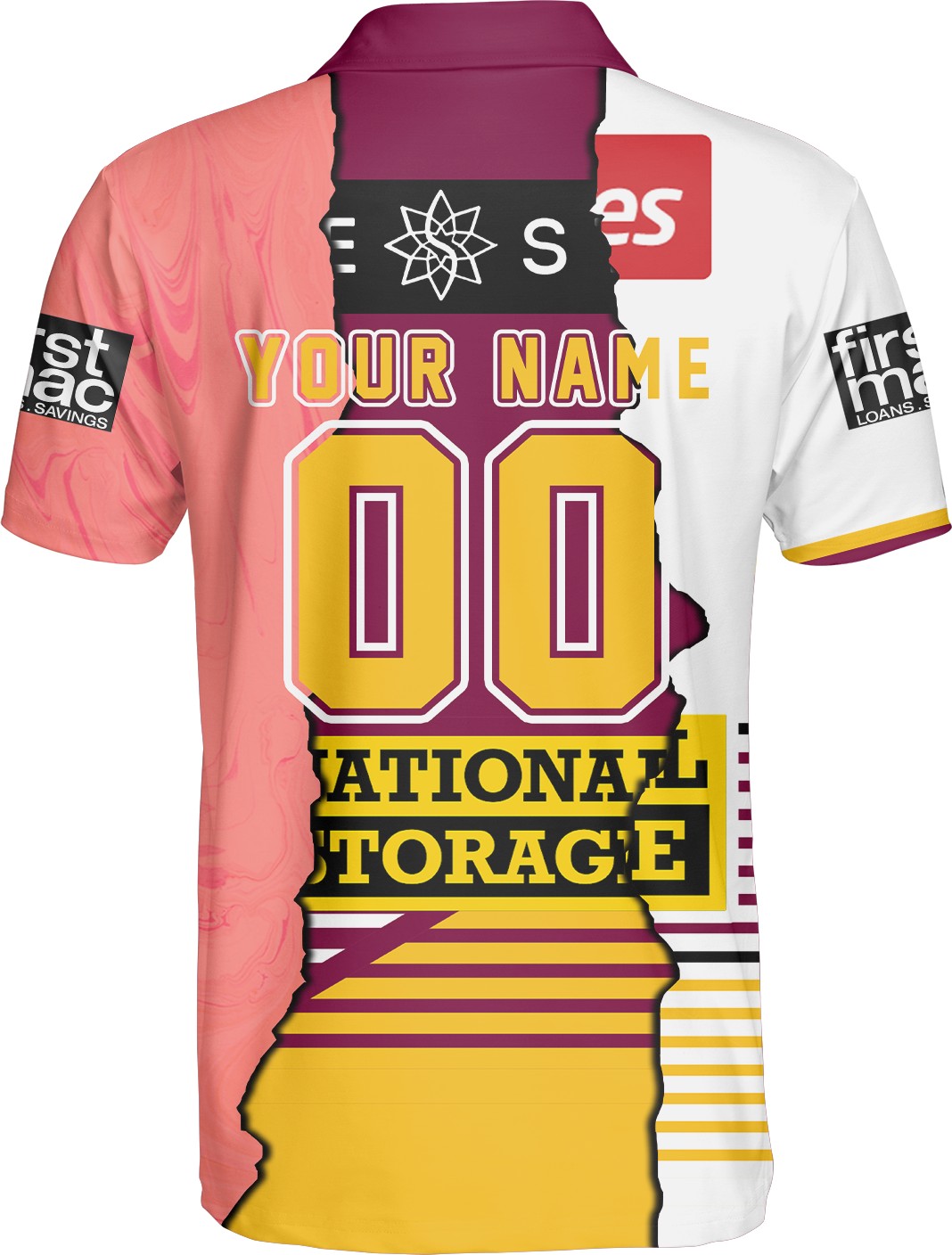 Brisbane Broncos-Personalized NRL Mix Jersey