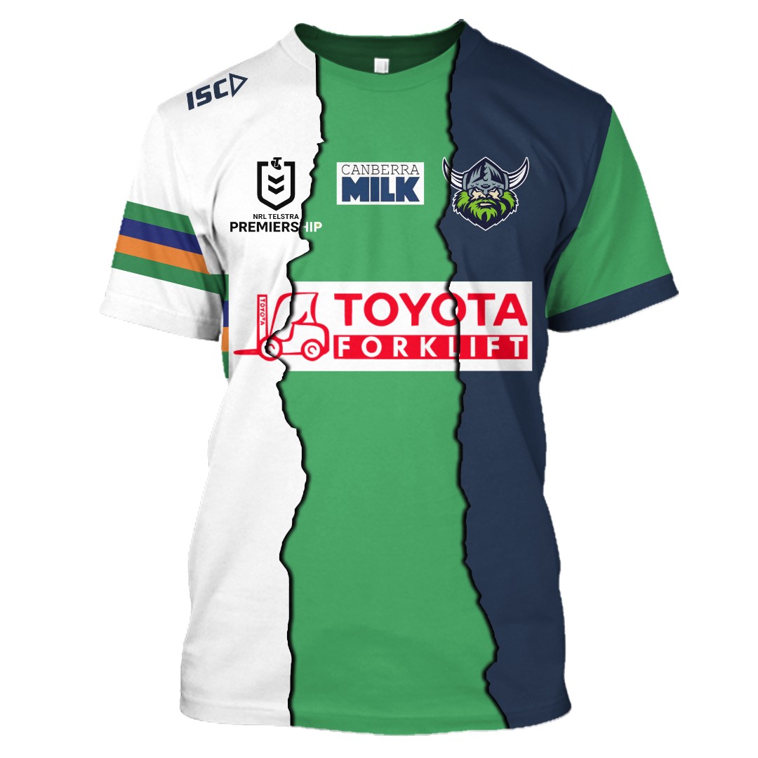 Canberra Raiders Custom Number And Name NRL Baseball Jersey Shirt Gift For  Fans - Freedomdesign