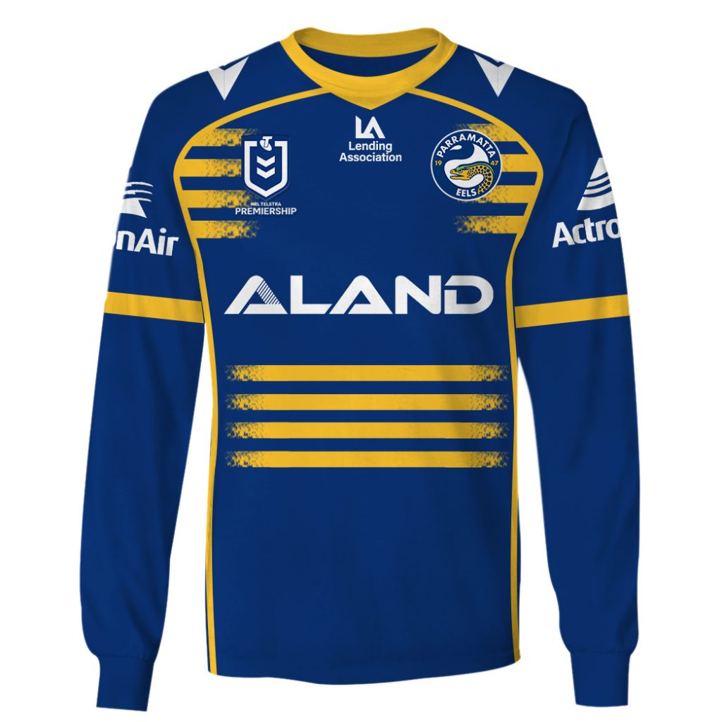 Parramatta Eels 2023 Personalized Name And Number Edition Hoodie Jersey ...