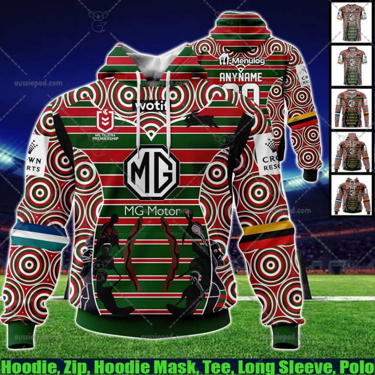 South Sydney Rabbitohs INDIGENOUS JERSEY 2023 PERSONALIZED YourGearsNow