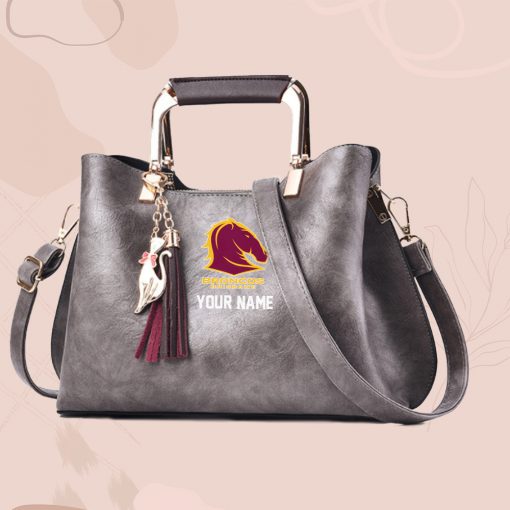 NRL - True fans of Brisbane Broncos's Hand Bag:nrl,hand bag, leather hanbag, nrl jersey