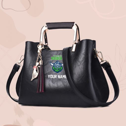 NRL - True fans of Canberra Raiders's Hand Bag:nrl,hand bag, leather hanbag, nrl jersey