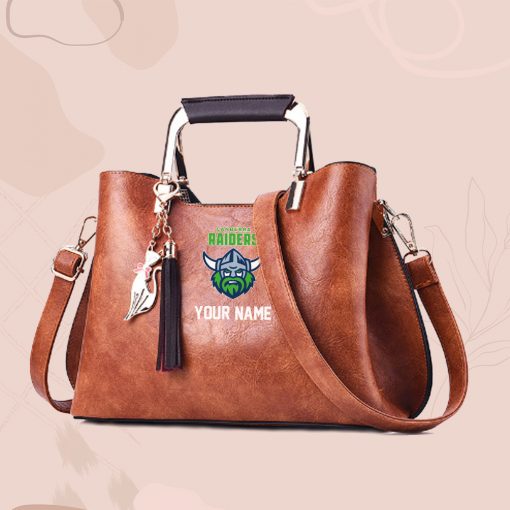 NRL - True fans of Canberra Raiders's Hand Bag:nrl,hand bag, leather hanbag, nrl jersey