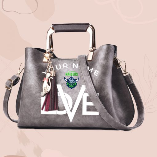 NRL - True fans of Canberra Raiders's Hand Bag:nrl,hand bag, leather hanbag, nrl jersey