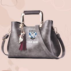 NRL - True fans of Canterbury-Bankstown Bulldogs's Hand Bag:nrl,hand bag, leather hanbag, nrl jersey