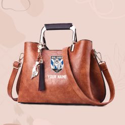 NRL - True fans of Canterbury-Bankstown Bulldogs's Hand Bag:nrl,hand bag, leather hanbag, nrl jersey