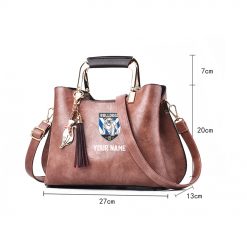 NRL - True fans of Canterbury-Bankstown Bulldogs's Hand Bag:nrl,hand bag, leather hanbag, nrl jersey