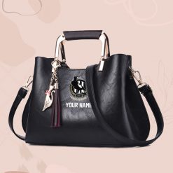 AFL - True fans of Collingwood Football Club's Hand Bag:afl,hand bag, leather hanbag, afl jersey