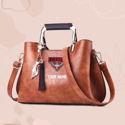 AFL - True fans of Essendon Football Club's Hand Bag:afl,hand bag, leather hanbag, afl jersey