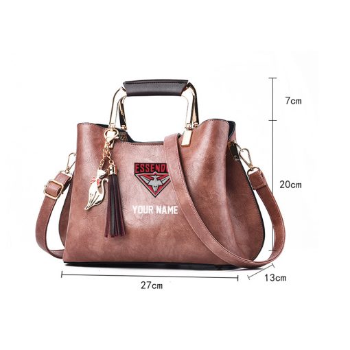 AFL - True fans of Essendon Football Club's Hand Bag:afl,hand bag, leather hanbag, afl jersey