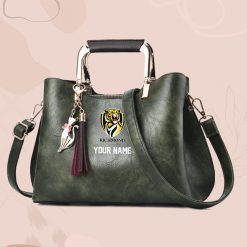 AFL - True fans of Richmond Football Club's Hand Bag:afl,hand bag, leather hanbag, afl jersey