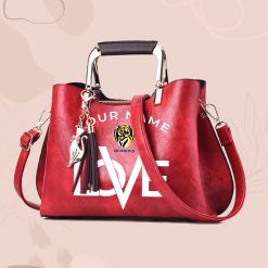 AFL - True fans of Richmond Football Club's Hand Bag:afl,hand bag, leather hanbag, afl jersey