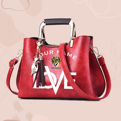 AFL - True fans of Richmond Football Club's Hand Bag:afl,hand bag, leather hanbag, afl jersey