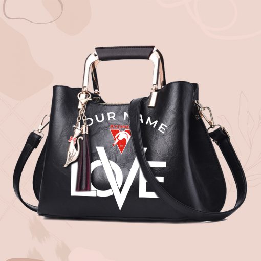 AFL - True fans of Sydney Swans Football Club's Hand Bag:afl,hand bag, leather hanbag, afl jersey