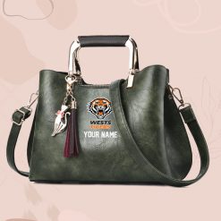 NRL - True fans of Wests Tigers's Hand Bag:nrl,hand bag, leather hanbag, nrl jersey