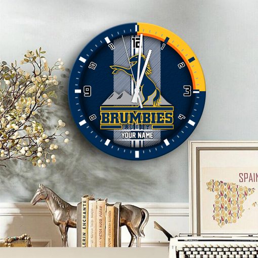 Super Rugby - True fans of Brumbies's Wooden Clock:Super Rugby