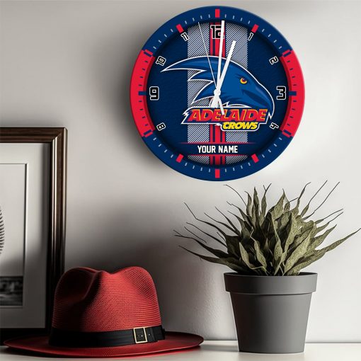 AFL - True fans of Adelaide Football Club's Wooden Clock:afl