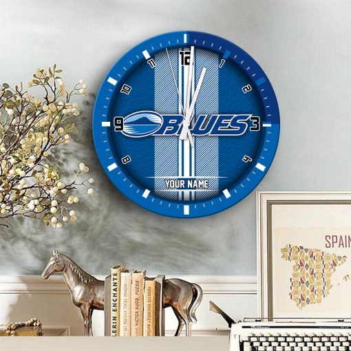 Super Rugby - True fans of Blues's Wooden Clock:Super Rugby