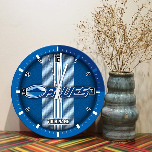 Super Rugby - True fans of Blues's Wooden Clock:Super Rugby