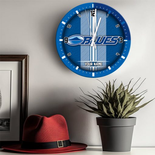 Super Rugby - True fans of Blues's Wooden Clock:Super Rugby