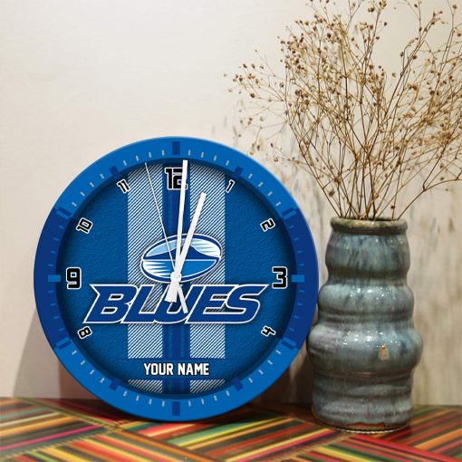 Super Rugby - True fans of Blues's Wooden Clock:Super Rugby