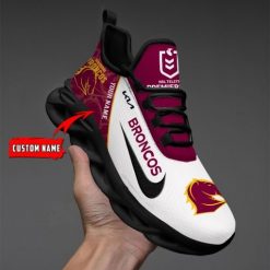 NRL - True fans of Brisbane Broncos's Men Max Soul Shoes,Women Max Soul Shoes:nrl