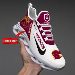 NRL - True fans of Brisbane Broncos's Men Max Soul Shoes,Women Max Soul Shoes:nrl