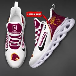 NRL - True fans of Brisbane Broncos's Men Max Soul Shoes,Women Max Soul Shoes:nrl