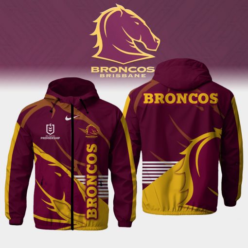 NRL - True fans of Brisbane Broncos's Windbreaker Jacket:nrl