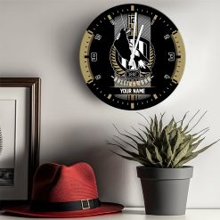 AFL - True fans of Collingwood Football Club's Wooden Clock:afl