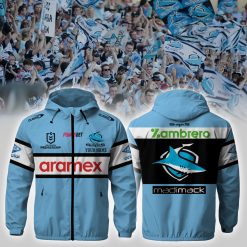 NRL - True fans of Cronulla-Sutherland Sharks's Windbreaker Jacket:nrl