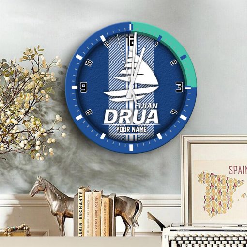 Super Rugby - True fans of Drua's Wooden Clock:Super Rugby