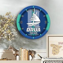 Super Rugby - True fans of Drua's Wooden Clock:Super Rugby