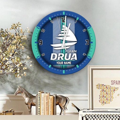 Super Rugby - True fans of Drua's Wooden Clock:Super Rugby