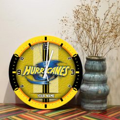 Super Rugby - True fans of Hurricanes's Wooden Clock:Super Rugby