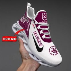 NRL - True fans of Manly Warringah Sea Eagles's Men Max Soul Shoes,Women Max Soul Shoes:nrl