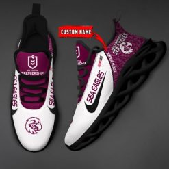 NRL - True fans of Manly Warringah Sea Eagles's Men Max Soul Shoes,Women Max Soul Shoes:nrl