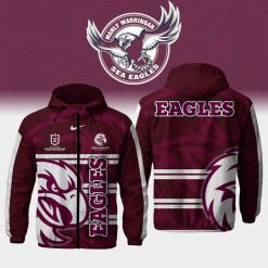 NRL - True fans of Manly Warringah Sea Eagles's Windbreaker Jacket:nrl