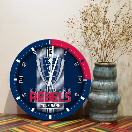 Super Rugby - True fans of Rebels's Wooden Clock:Super Rugby