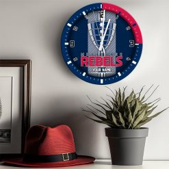 Super Rugby - True fans of Rebels's Wooden Clock:Super Rugby