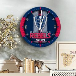 Super Rugby - True fans of Rebels's Wooden Clock:Super Rugby