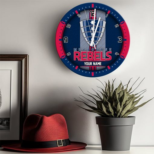 Super Rugby - True fans of Rebels's Wooden Clock:Super Rugby