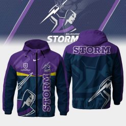 NRL - True fans of Melbourne Storm's Windbreaker Jacket:nrl