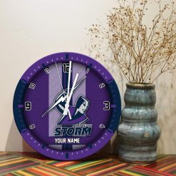 AFL - True fans of Melbourne Storm's Wooden Clock:afl