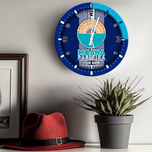 Super Rugby - True fans of Moana Pasifika's Wooden Clock:Super Rugby