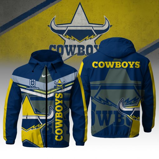 NRL - True fans of North Queensland Cowboys's Windbreaker Jacket:nrl