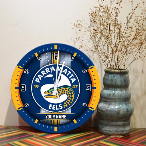 AFL - True fans of Parramatta Eels's Wooden Clock:afl