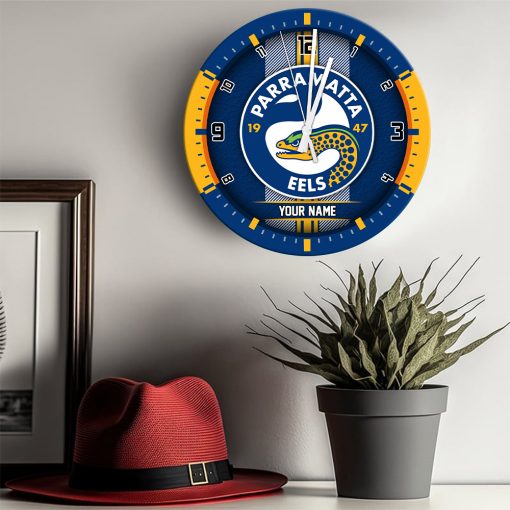 AFL - True fans of Parramatta Eels's Wooden Clock:afl