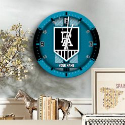 AFL - True fans of Port Adelaide Football Club's Wooden Clock:afl