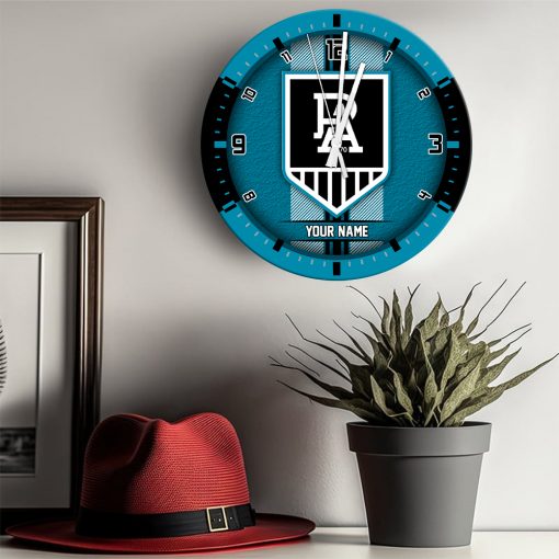 AFL - True fans of Port Adelaide Football Club's Wooden Clock:afl